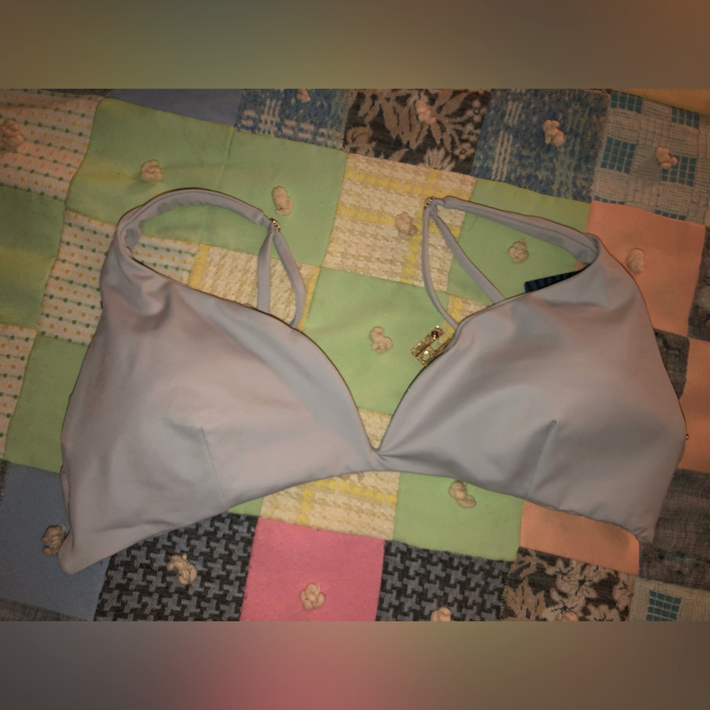 Strange Bikini Top Slate/Gray New w/tags! Size XL
